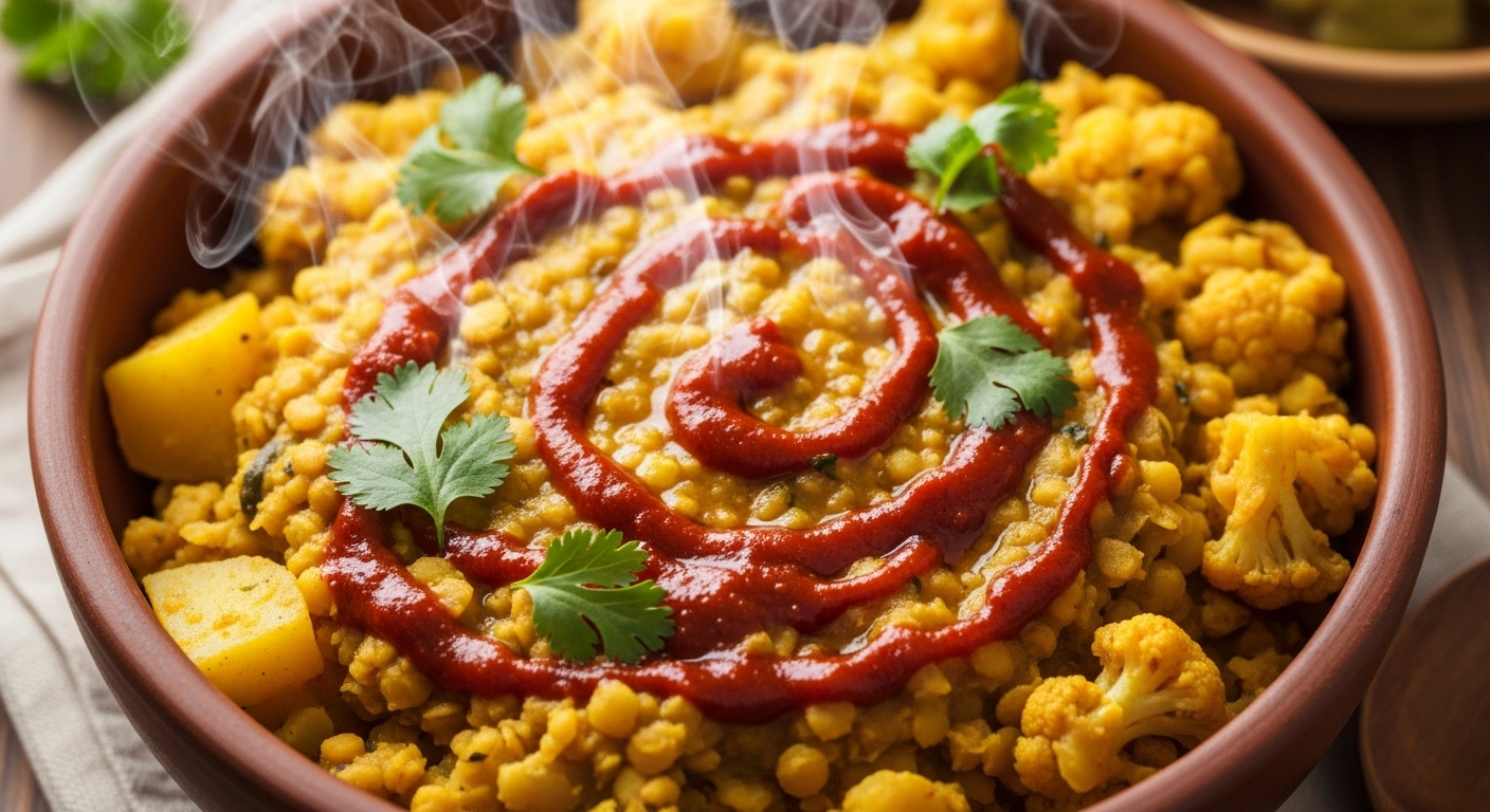 Dal Fry with Chilli Tadka